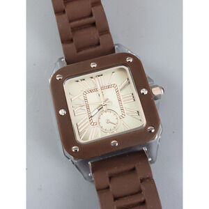 Gossip Women's Square Quartz Wristwatch w/ Analog Roman Numerals - Mint